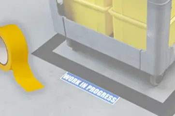 Cinta ToughStripe para marcación de pisos industriales