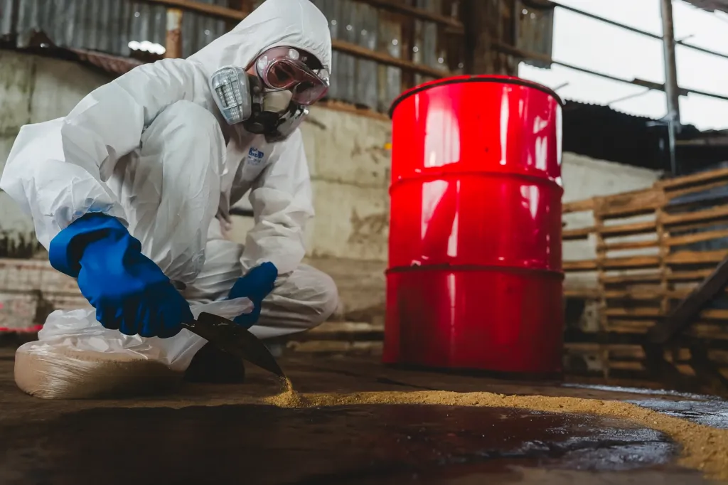 Seguridad industrial y medio ambiente para manejo de sustancias peligrosas