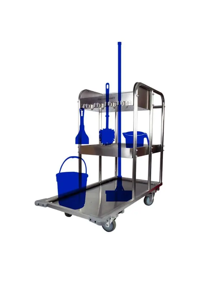 Equipo de limpieza detectable