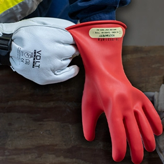 Guantes dieléctricos