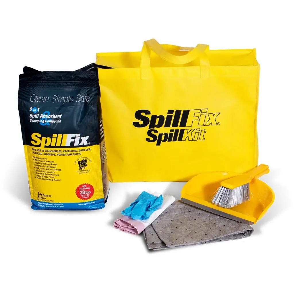 Kit absorbente para control de derrames