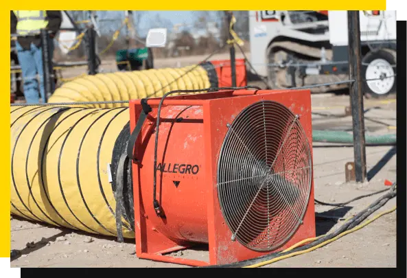 Sistema de ventilación para espacios confinados
