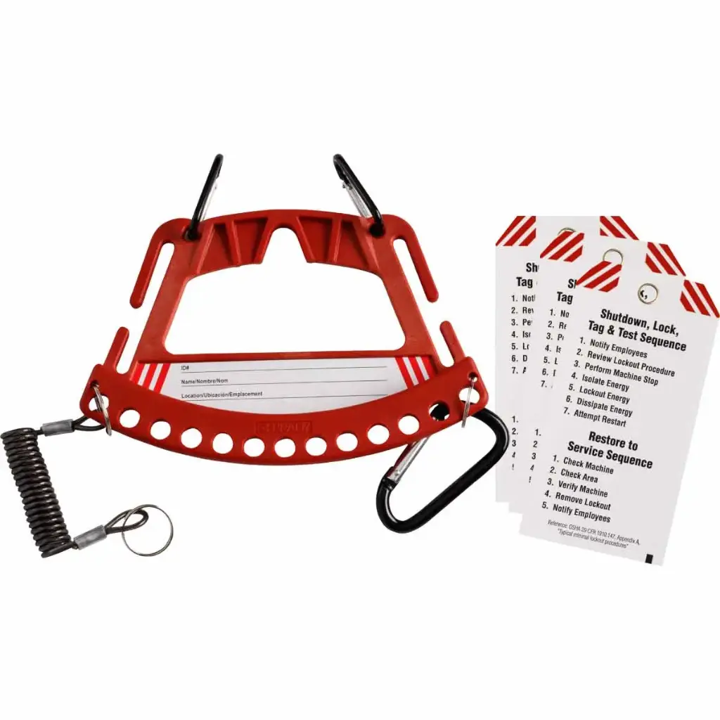 [BRA-148866] CADDY PORTA TARJETAS Y 12 CANDADOS LOTO