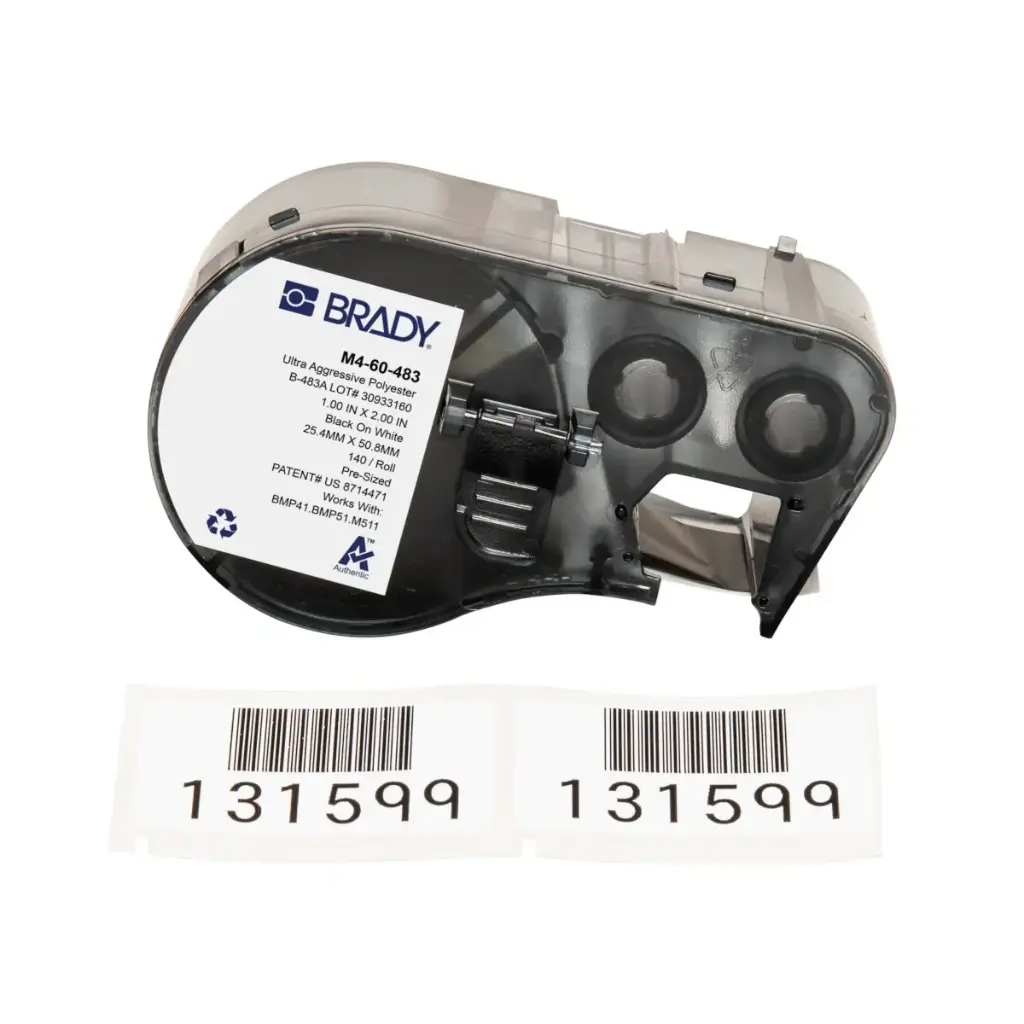 Etiqueta Poliester Ultra Agresivo 2''x1 (50,8mm X 25,4mm)