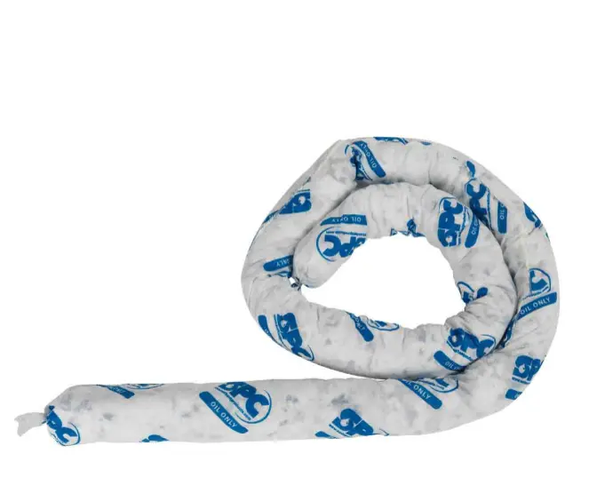 CORDONES ABSORBENTES PARA ACEITES. CAPACIDAD 12 GAL. 