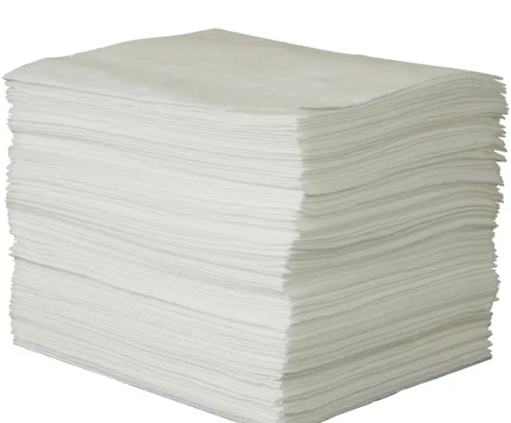 PAÑOS ABSORBENTES ACEITE ENV®- CAP. DE ABSORCIÓN 33 GAL. PAQUETE 100 UD