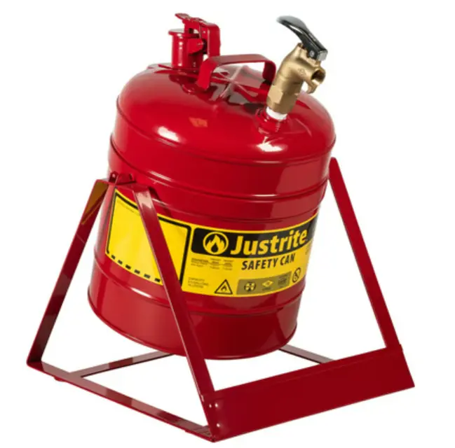 BIDÓN BASCULANTE TIPO I ACERO CAL-24 CON GRIFO 19 LITROS - 5 GAL