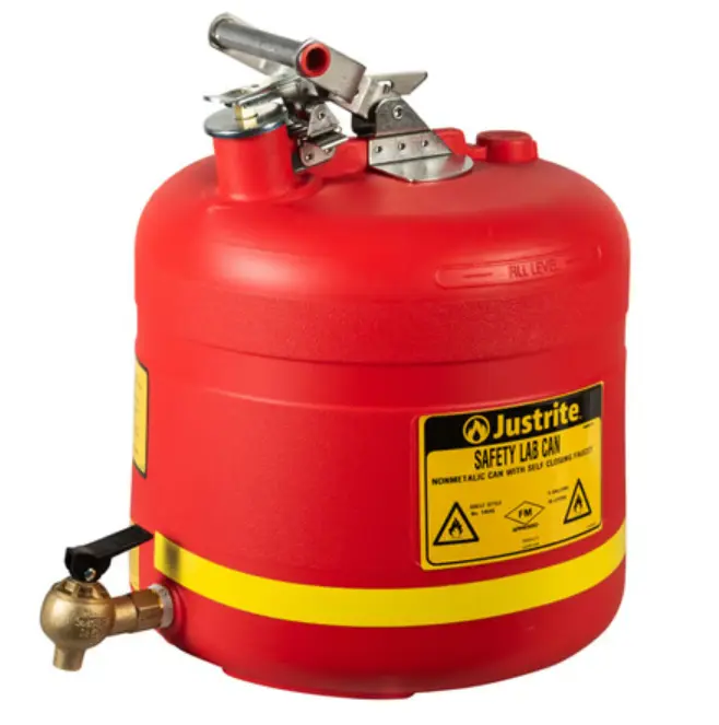 BIDÓN DE POLIETILENO CON RESPISA Y GRIFO CON CIERRE AUTOMÁTICO 19 LITROS - 5 GAL