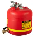 BIDÓN DE POLIETILENO CON RESPISA Y GRIFO CON CIERRE AUTOMÁTICO 19 LITROS - 5 GAL