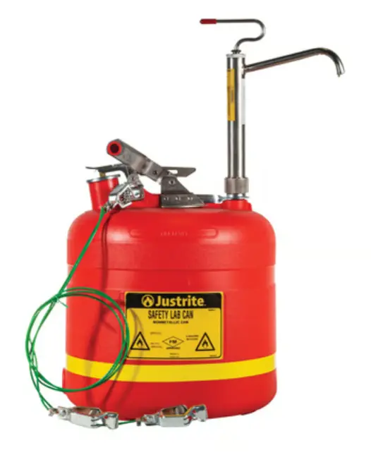 BIDÓN  POLIETILENO CON BOMBA DE PISTÓN 19 LITROS - 5 GAL