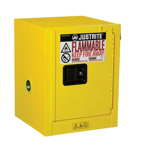[JST-8904001] ARMARIO ENCIMERA PARA MATERIALES INFLAMABLES Sure-Grip® EX. CIERRE MANUAL. CAPACIDAD DE 4 GAL - 15 LITROS