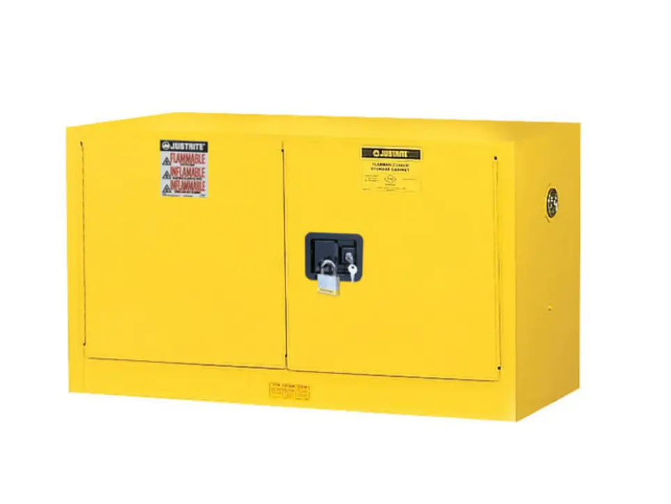 ARMARIO PARA MATERIALES INFLAMABLES Sure-Grip® EX. MONTAJE EN PARED. CAPACIDAD DE 17 GAL - 64 LITROS