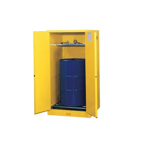 [JST-896261] ARMARIO PARA MATERIALES INFLAMABLES Sure-Grip® EX. CIERRE MANUAL, CON RUEDAS PARA 1 BARRIL DE 55 GAL