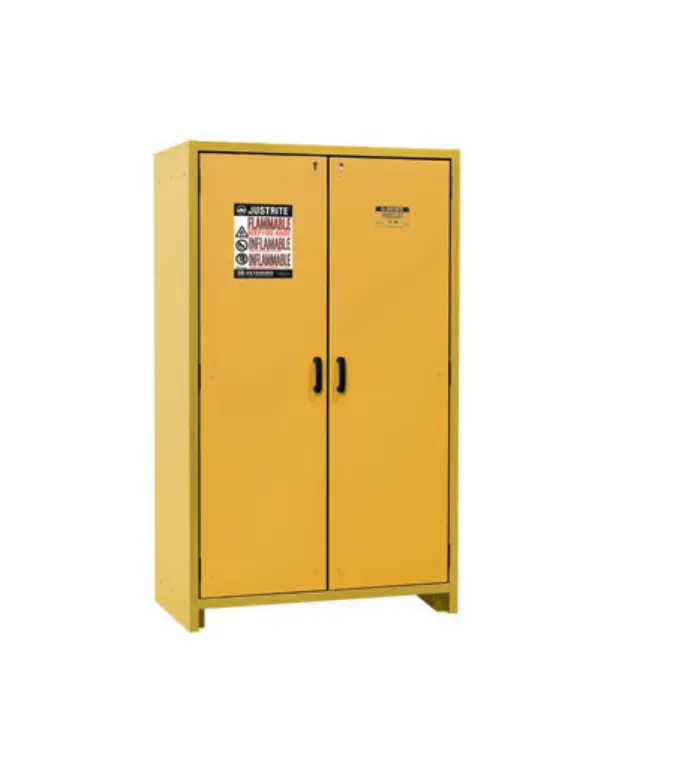 ARMARIO PARA MATERIALES INFLAMABLES EN DE 45 GAL. PUERTAS DE CIERRE HÍBRIDO, 30 MIN DE DURACIÓN. 
