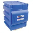 ARMARIO ENCIMERA DE POLIETILENO DE ALTA DENSIDAD-PEAD PARA ÁCIDOS, BASES Y CORROSIVOS-CAPACIDAD PARA 2 BOTELLAS DE 4 LITROS -CIERRE MANUAL