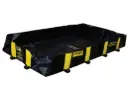 BERMA TRANSITABLE PARA DERRAMES. CAPACIDAD 235 GAL. QuickBerm® DE CIERRE RÍGIDO.