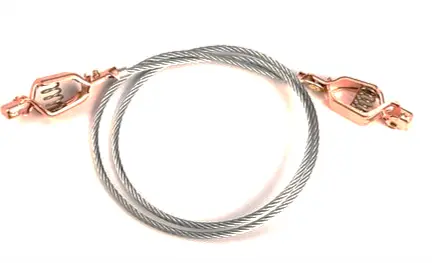 CABLE ANTIESTÁTICO PARA CONEXIÓN A TIERRA Y UNIÓN