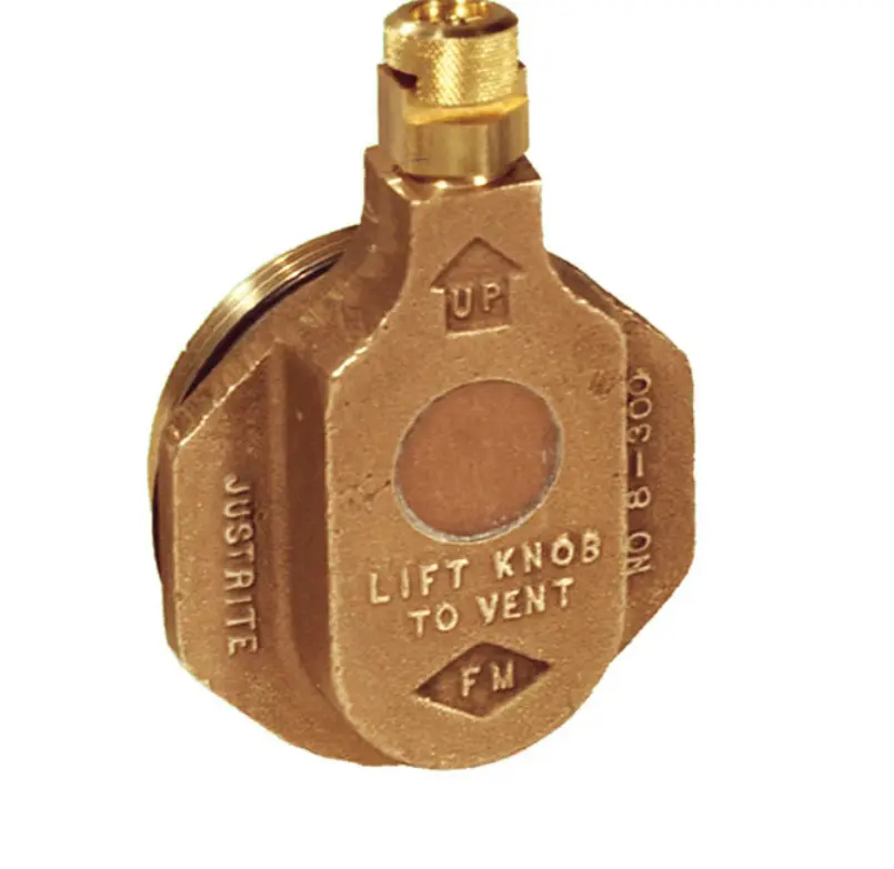 RESPIRADOR HORIZONTAL DE LATÓN PARA APLICACIÓN A BASE DE PETRÓLEO, TAPÓN DE 2'' 