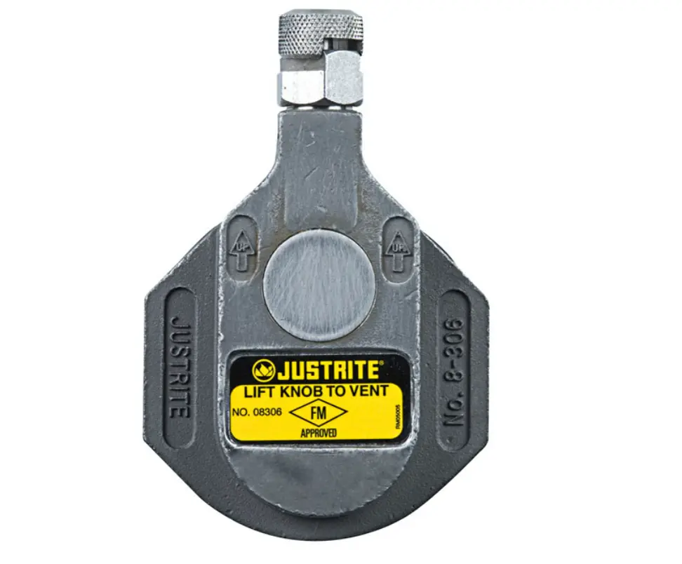 RESPIRADOR HORIZONTAL DE ACERO INOXIDABLE PARA CORROSIVOS Y SOLVENTES, TAPÓN DE 2''