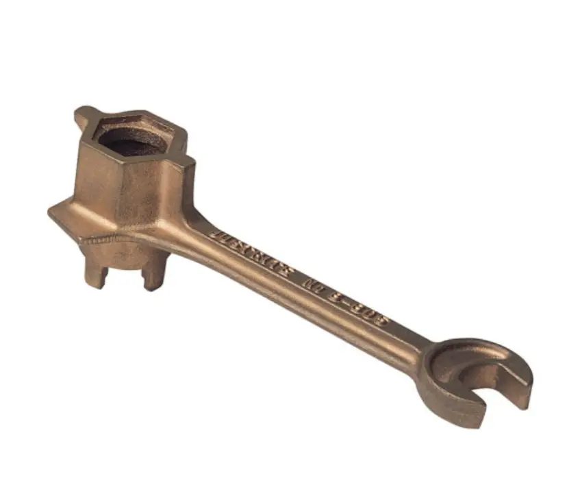 LLAVE DE LATÓN PARA TAPONES DE BARRILES DE 2'' O 3/4''