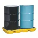 PALLET PERFIL BAJO - 2 BARRILES -  EcoPolyBlend™