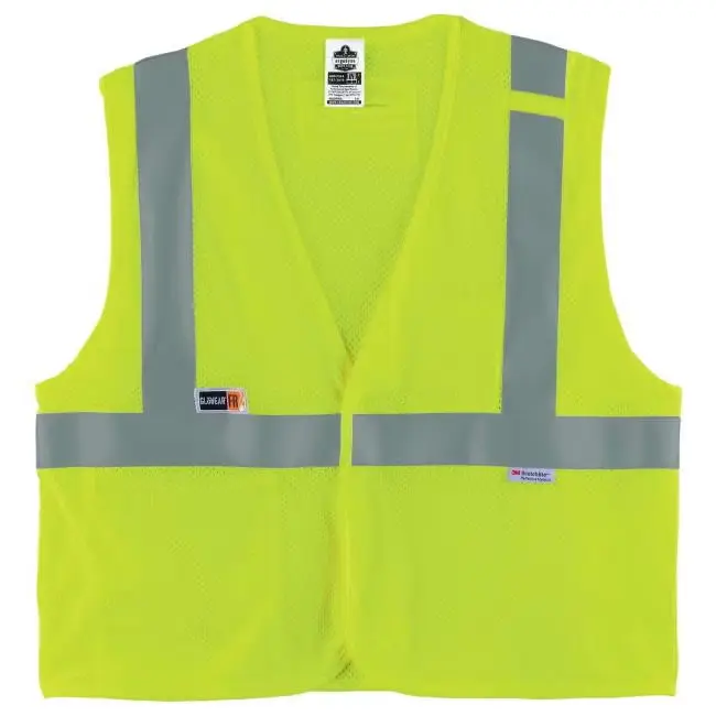 CHALECO DE SEGURIDA IGNÍFUGO DE ALTA VISIBILIDAD  GloWear TALLA L/XL