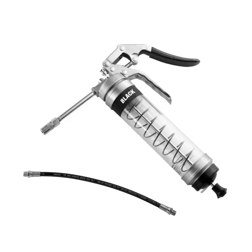 PISTOLA DE GRASA TRANSPARENTE CODIFICADA POR COLORES - HEAVY DUTY - CLEAR PISTOL GRIP