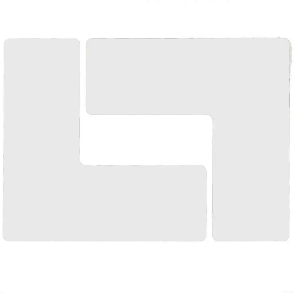 MARCA TOUGHSTRIPE® DE PISO ''L'' PARA ESQUINAS 