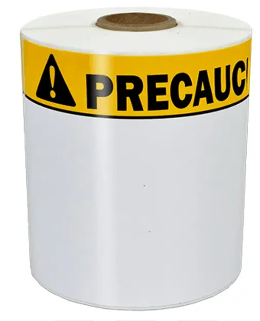 ROLLO DE ETIQUETAS SAFETY PRE-IMPRESAS