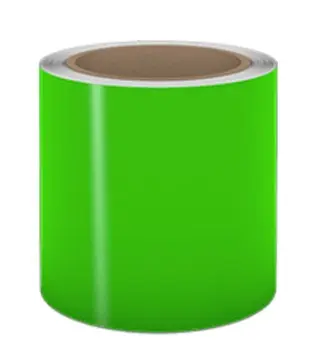 Cinta fluorescente de alta visibilidad Kodiak (verde, 4" de ancho x 50 pies de largo)