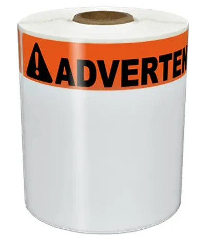 ROLLO DE ETIQUETAS SAFETY PRE-IMPRESAS KODIAK 4X6 - 90 POR ROLLO Y 6X9 - 60 POR ROLLO