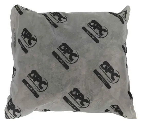 ALMOHADA ABSORBENTE UNIVERSAL ALLWIK® - CAPACIDAD DE 28 GAL.  (Paquete 16 Unidades)
