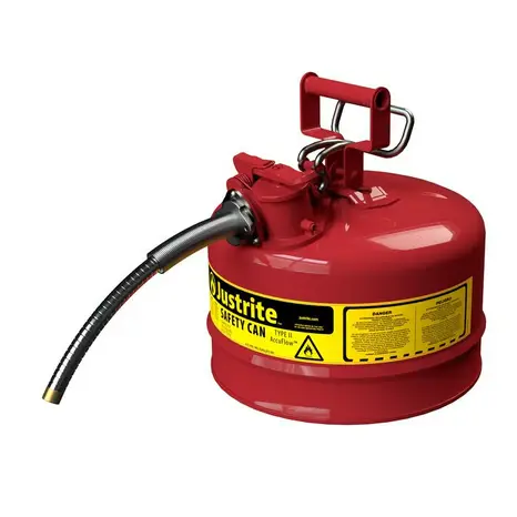 [JST-7225120Z] BIDÓN TIPO II AccuFlow™ CON MANGERA METÁLICA 0625'. 2.5 GAL - 9 LITROS 