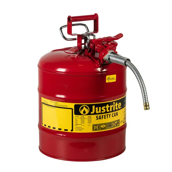 [JST-7250120Z] BIDÓN TIPO II AccuFlow™ CON MANGERA METÁLICA 0.625''. 5 GAL - 19 LITROS 