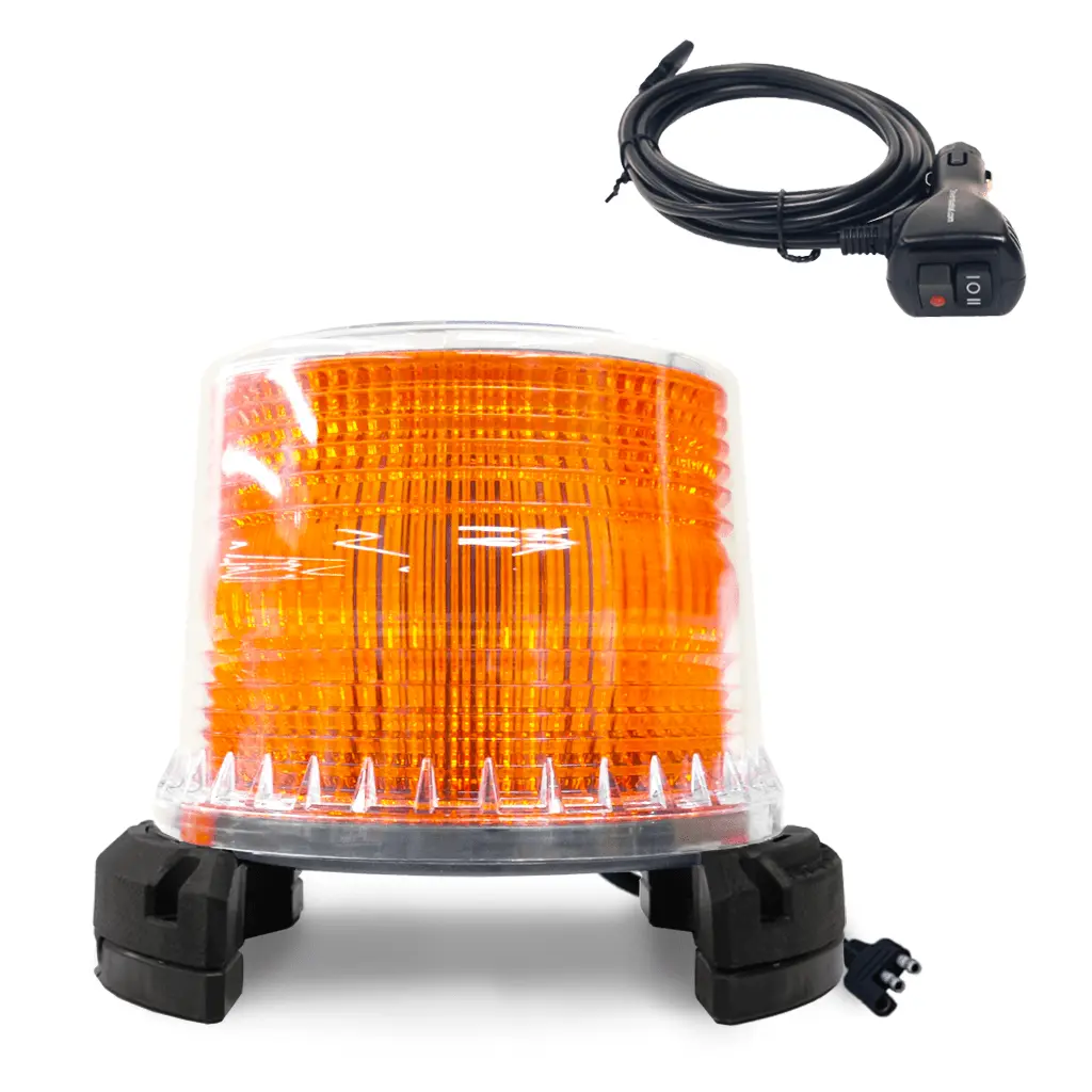 BALIZA LED X-MOD PERFIL BAJO, BASE MAGNÉTICA