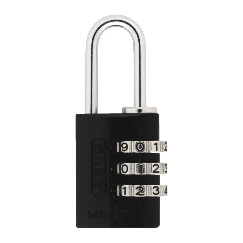 [ABU-34599] 145/20 CANDADO DE COMBINACIÓN DE ALUMINIO (negro)