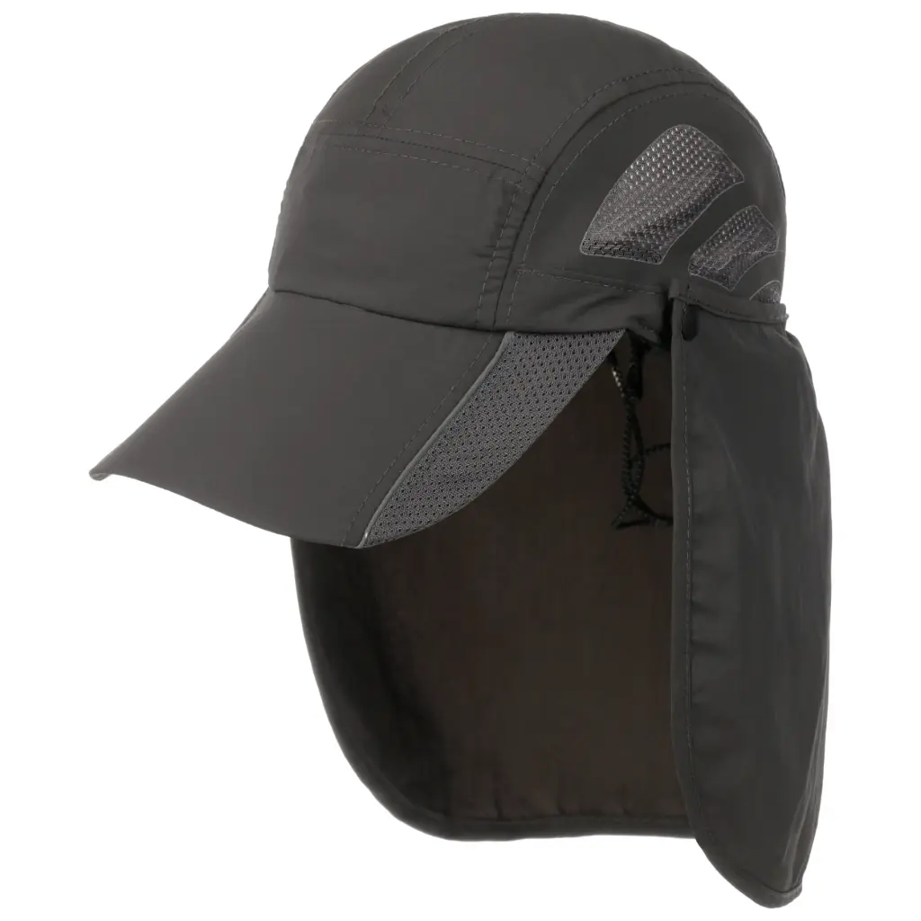 GORRA CONTRA IMPACTOS (Nylon, cubrenuca, negro)