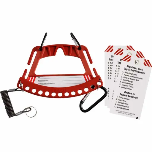 [BRA-148866] CADDY PORTA TARJETAS Y 12 CANDADOS LOTO