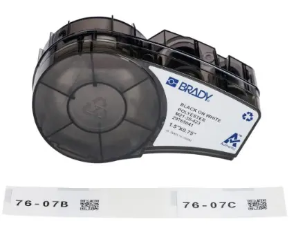 ROLLO DE ETIQUETAS DE POLIÉSTER MULTIUSOS PARA ENTORNOS HOSTILES PARA IMPRESORA M21