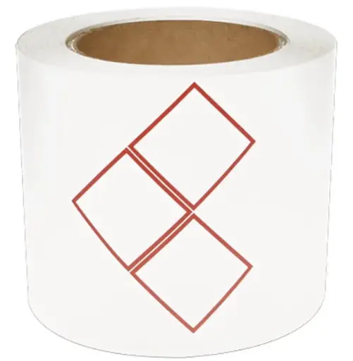 ROLLO DE ETIQUETAS GHS HAZCOM PARA IMPRESORA KODIAK