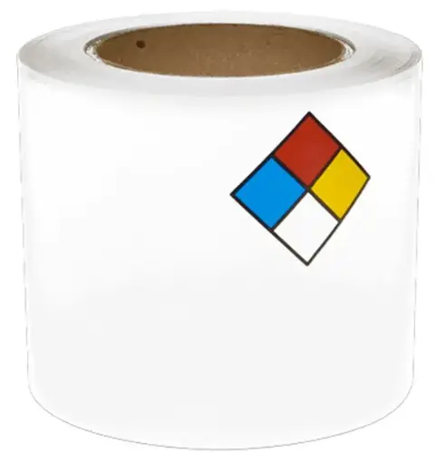 ROLLO DE ETIQUETAS NFPA 704 PARA EXTERIORES KODIAK