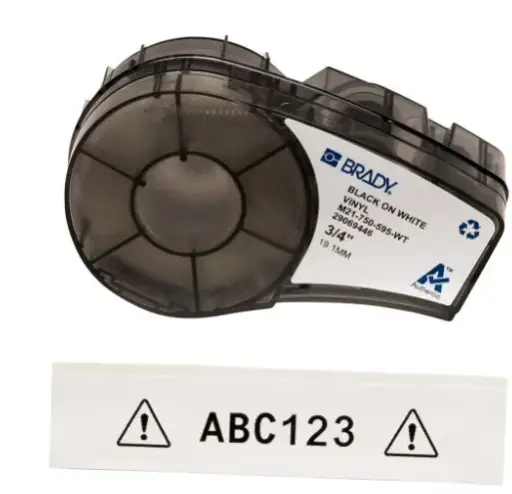 CINTA VINIL PERMANENTE - M210 PARA TODO TIPO DE CLIMA PARA IMPRESORA M21