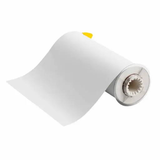 [BRA-13562] CINTA DE ETIQUETAS DE VINILO CON ADHESIVO PERMANENTE PARA TODO TIPO DE CLIMA - IMPRESORA BBP85 -10"