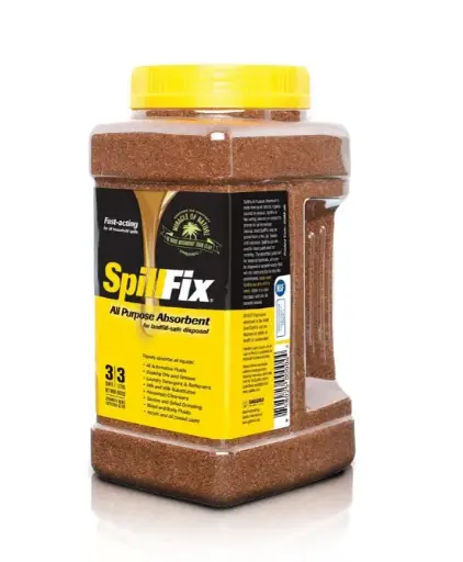 [SPF-J3L] FRASCO SPILLFIX ABSORBENTE GRANULAR. CAPACIDAD DE ABSORCIÓN 0.5 GAL