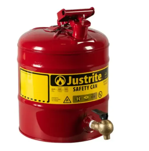 [JST-7150140] BIDÓN TIPO I DISPENSADOR DE ACERO PARA LABORATORIO 19 LITROS- 5 GAL