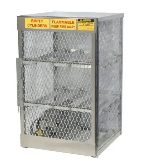 [JST-23002] ARMARIO DE ALUMINIO PARA 6 CILINDROS DE GLP  DE 20 A 33 LIBRAS