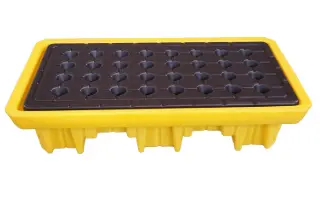 [YPS-P2T] PALLET PERFIL ALTO - 2 BARRILES Huanawell