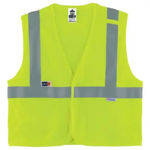 [ERG-21495] CHALECO DE SEGURIDA IGNÍFUGO DE ALTA VISIBILIDAD  GloWear TALLA L/XL