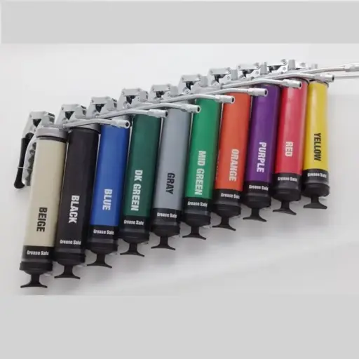 PISTOLA DE ENGRASE CON EMPUÑADURA DE COLORES - GRIP GREASE GUN