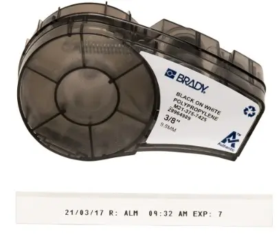 ROLLO DE ETIQUETAS DE LABORATORIO DE POLIPROPILENO CRIOGÉNICO RESISTENTE A LOS PRODUCTOS QUÍMICOS PARA IMPRESORA M21